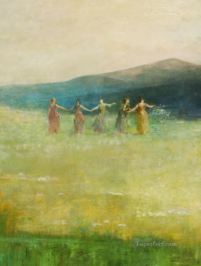 summer 1890 Thomas Dewing Oil Paintings